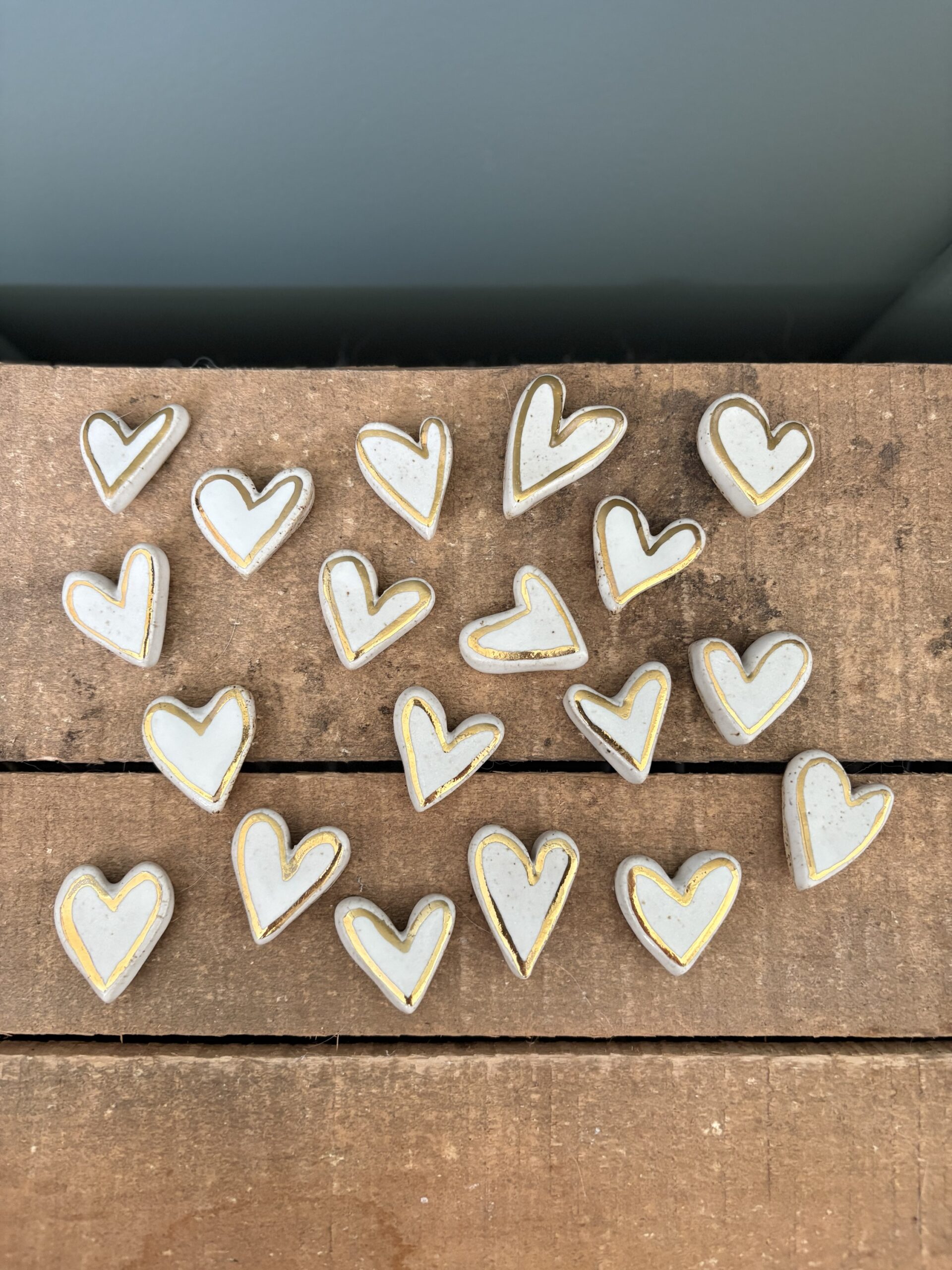 Aimants coeur doré – Image 2