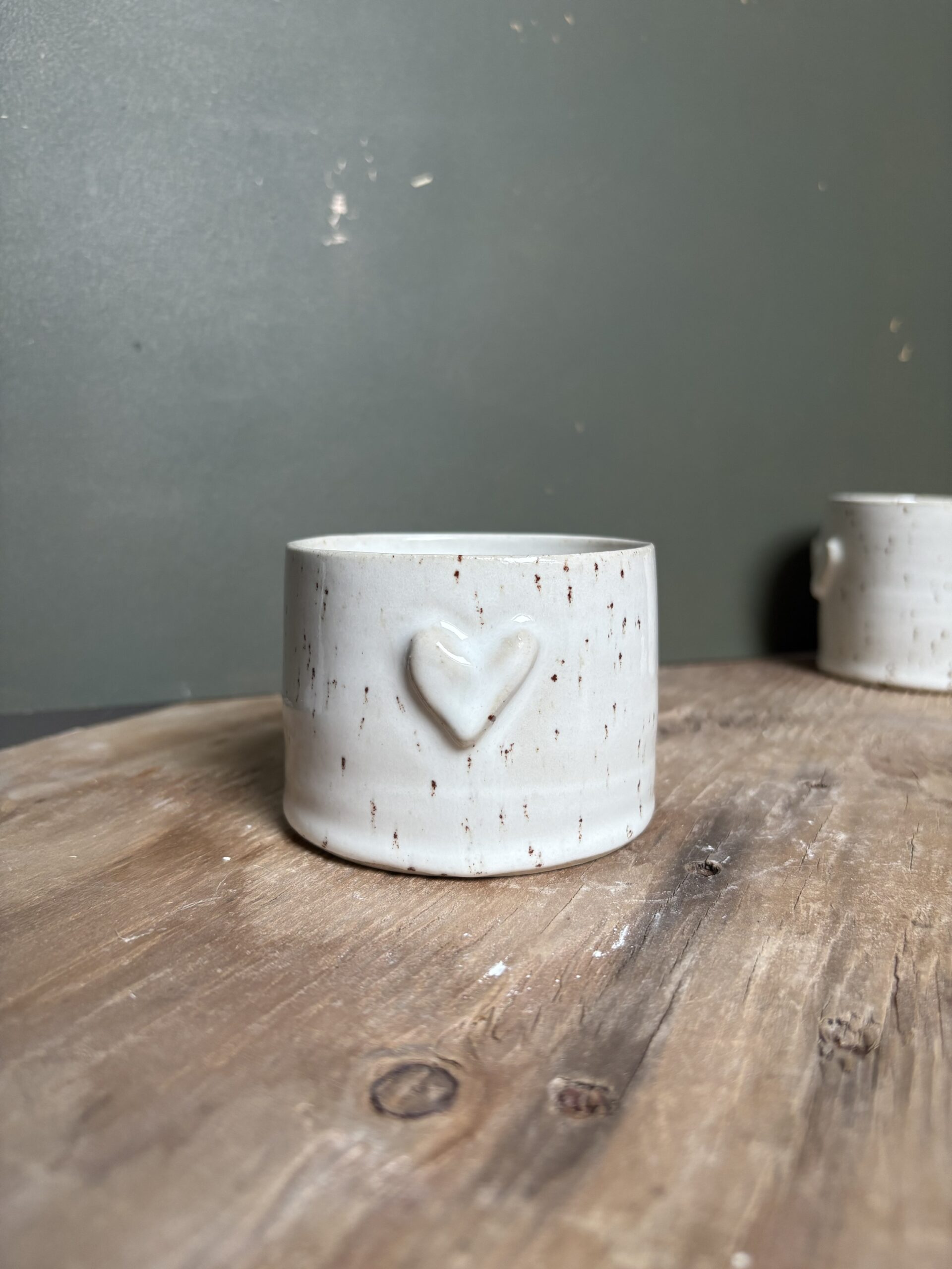 Tasse à thé "coeur" - IMPARFAITE